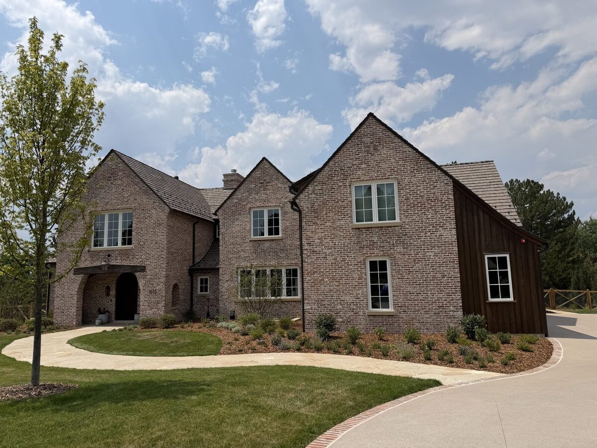 Clean windows and glass doors on a West Texas property